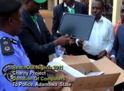 ReachOut Nigeria 2014 — Charity project: donation of computers to Police, Adamawa State